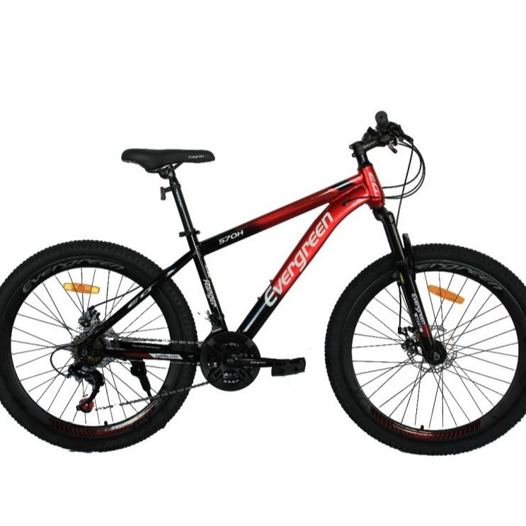 TREA Sepeda gunung 26 inch mtb evergreen dewasa dan anak remaja velg tinggi alloy rem cakram 21