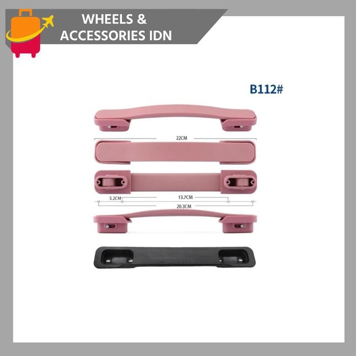 Handle koper 22 cm tarikan strap koper Delsey Antler American