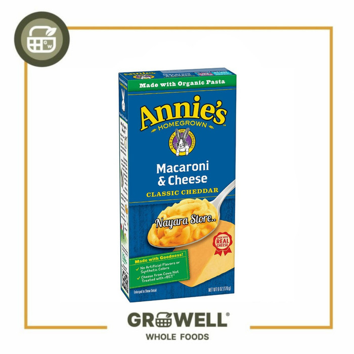 

Ready JT ANNIE'S MACARONI & CHEESE (CLASSIC CHEDDAR ) 170GR