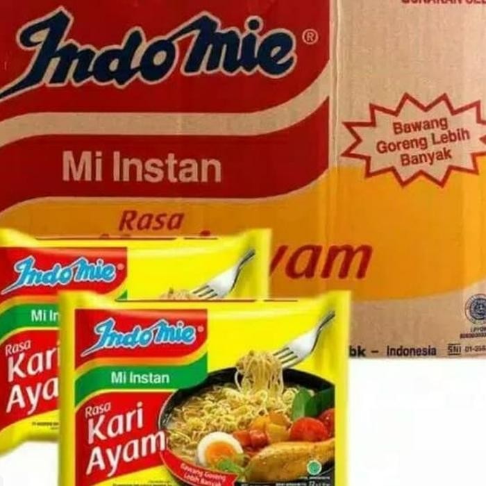 

Ready JT indomie kari ayam 1 dus 40 bungkus