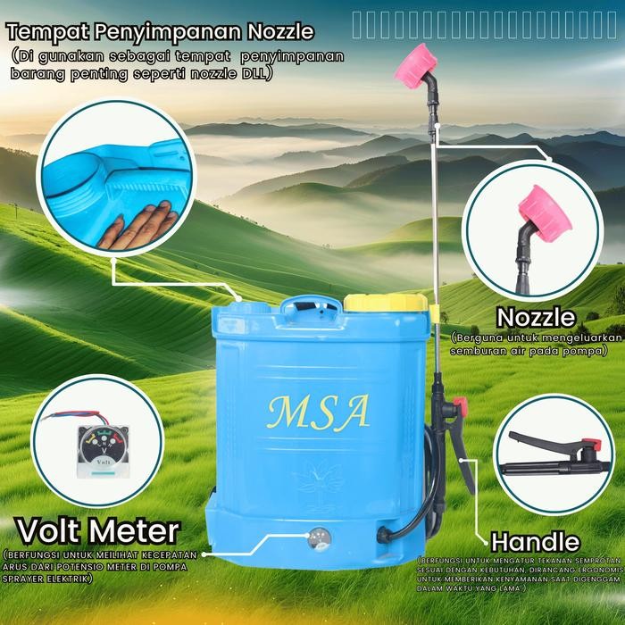 POMPA MSA-16 MANUAL ( POMPA SPRAYER MSA-16L MANUAL SPRAYER 16 LITER BE