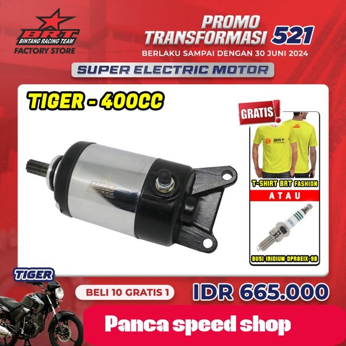 DINAMO STATER STARTER BRT TIGER UP 250CC SD 400CC