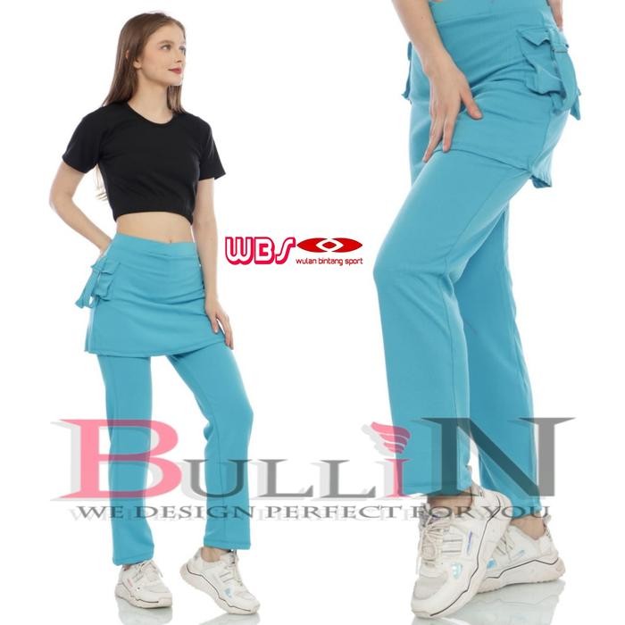 BULLIN Celana senam rok kantong jumbo / celana rok kantong olahraga wanita jumbo