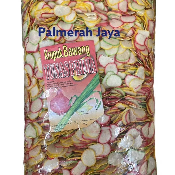 

SALE !!! KRUPUK BAWANG TUNAS PRIMA [5KG / 1PACK] READYY