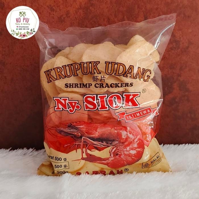 

SALE !!! KERUPUK UDANG NY SIOK 500GRAM READYY