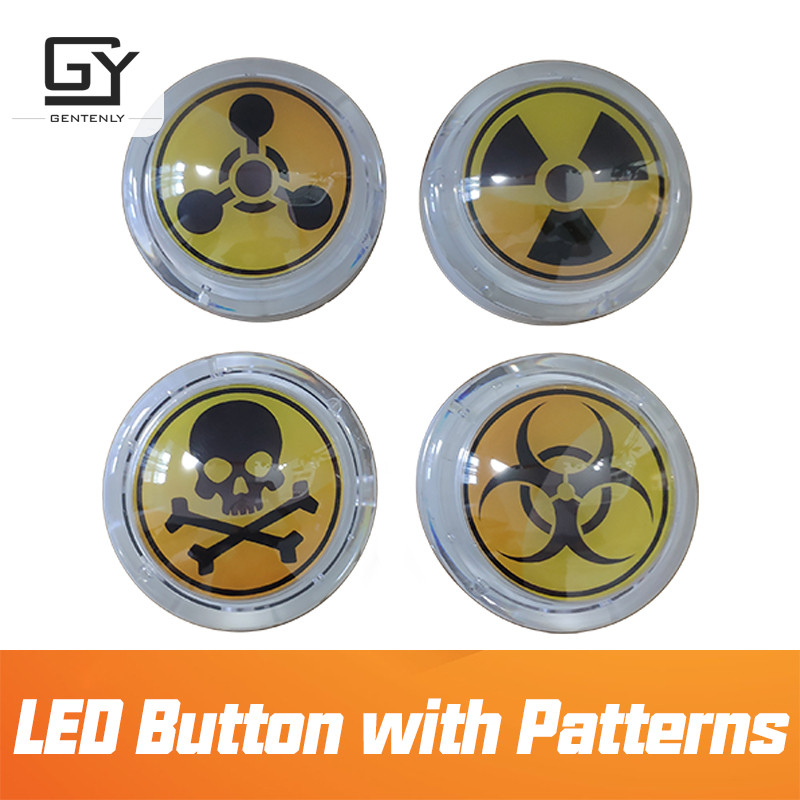 Led Button With Pattern Game Switch Escape Room Accessories Exit Box Puzzle Escapement Time Kits