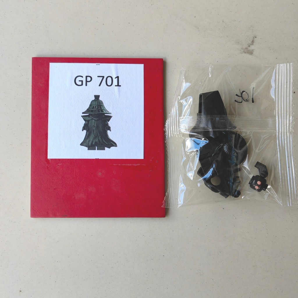SSN68 Balok Susun Figure mini pertarungan ninja 17 - Forbidden five jubah hitam (SKU GP701 - GP704)