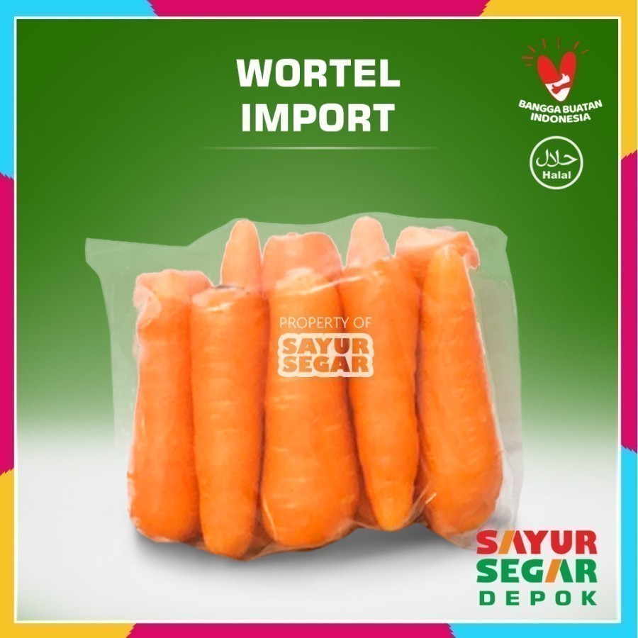 

WORTEL IMPORT / BERASTAGI 1KG PREMIUM