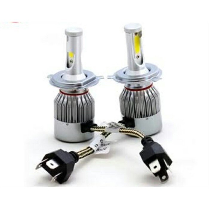 2PCS LAMPU DEPAN LED BOHLAM LED MOBIL H4 2 PCS Avanza Xenia Innova Agya Ayla Calya Sigra Jazz Brio