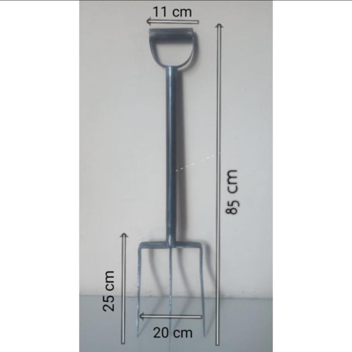 Garpu Tanah 3 Gigi Baja Per Asli / Sendok Tanah