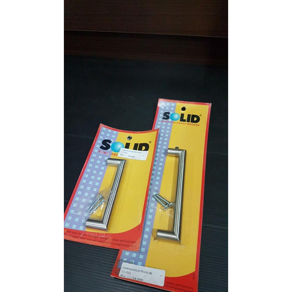 Solid PD 635 stainless pegangan tarikan laci lemari jendela handle