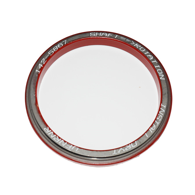 142-5867 1425867 C15 Suku Cadang Mesin Diesel Segel Minyak Depan Poros Engkol Ekskavator Untuk 3406 