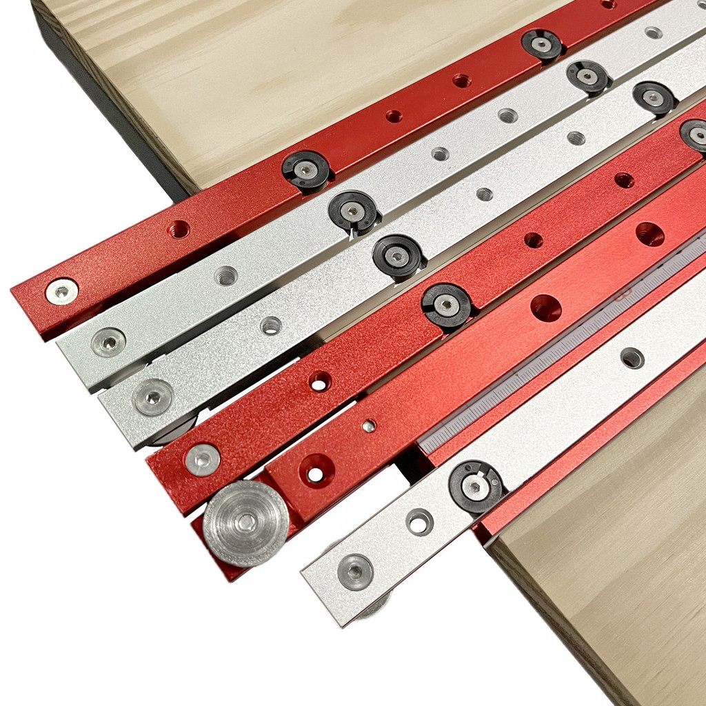 Woodworking T Trek Aluminium Miter T-bar T-slot T-slider Mur Geser Gergaji Meja Miter Gauge Batang P