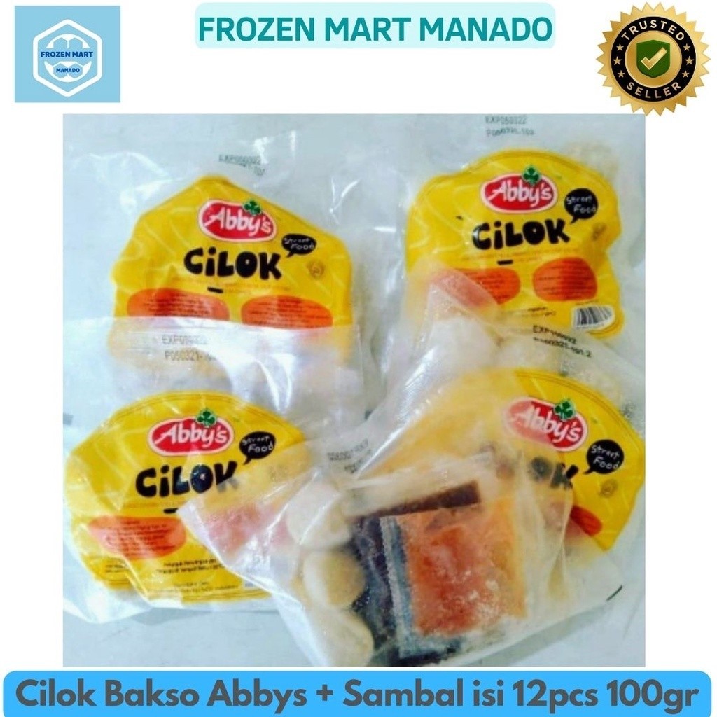 

Cilok Bakso Abbys + Sambal isi 12pcs 100gr - Frozen Food Tomohon