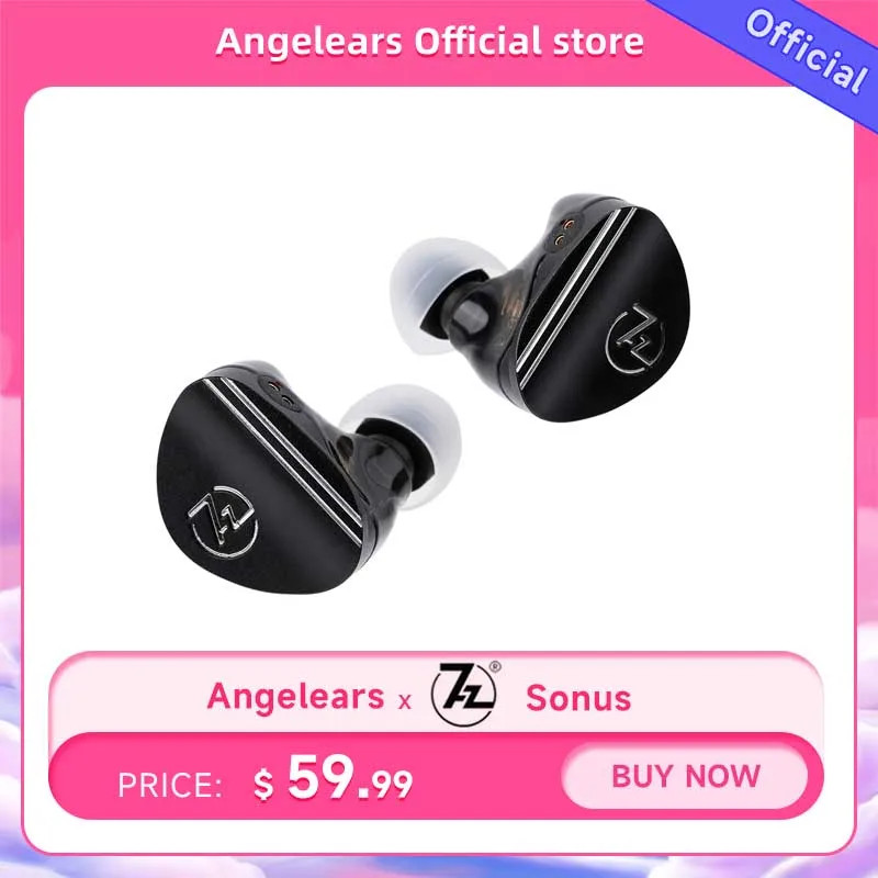 7HZ Sonus 1DD+1BA Hybrid IEM HiFi In-ear Earphones with Detachable