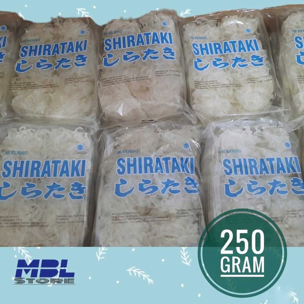 

Terlaris! Dry Shirataki Mie Kering Serat Tinggi 200 Grm
