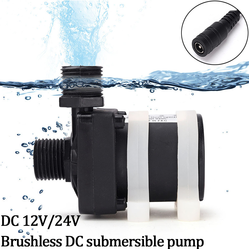 DC12V/24V Brushless DC Submersible Pump Bath Machine Supercharged Intelligent Toilet Fish Tank Mini 