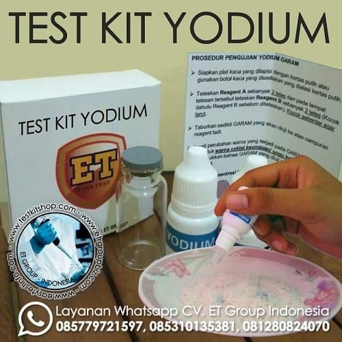 TEST KIT YODIUM GARAM - IODINE TESTKIT - TESKIT UTK TES IODIUM