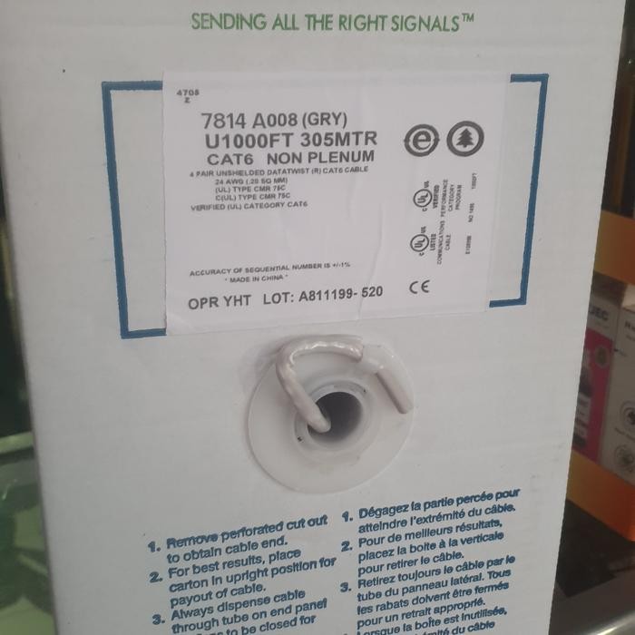 Terlaris Kabel Lan Belden Cat6 305Meter