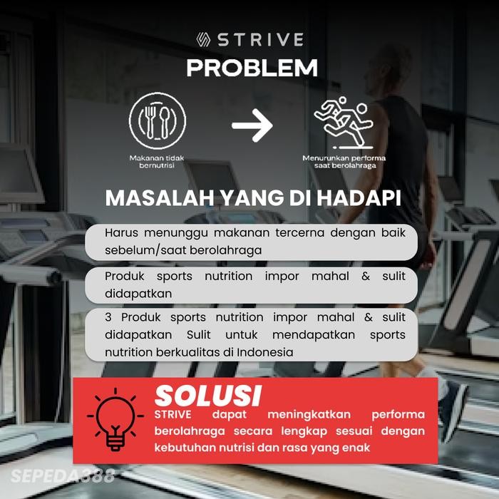 

Tjia Wu - Strive Energy Bar 40 Gram 5 Pcs 1 Box/ Suplemen Olahraga Bpom Snack Olahraga