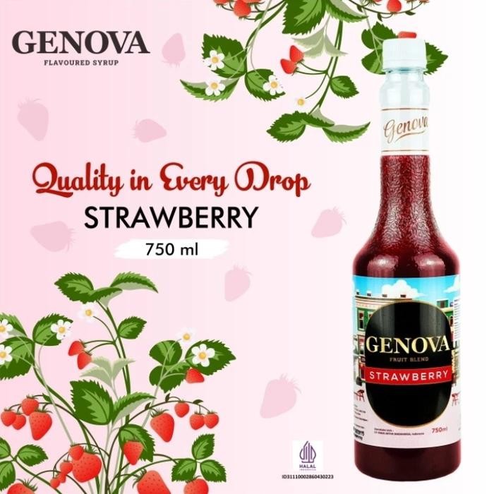 

Tjia Wu - Genova Strawberry Fruit Blend 750 Ml - Puree/Concentrate /