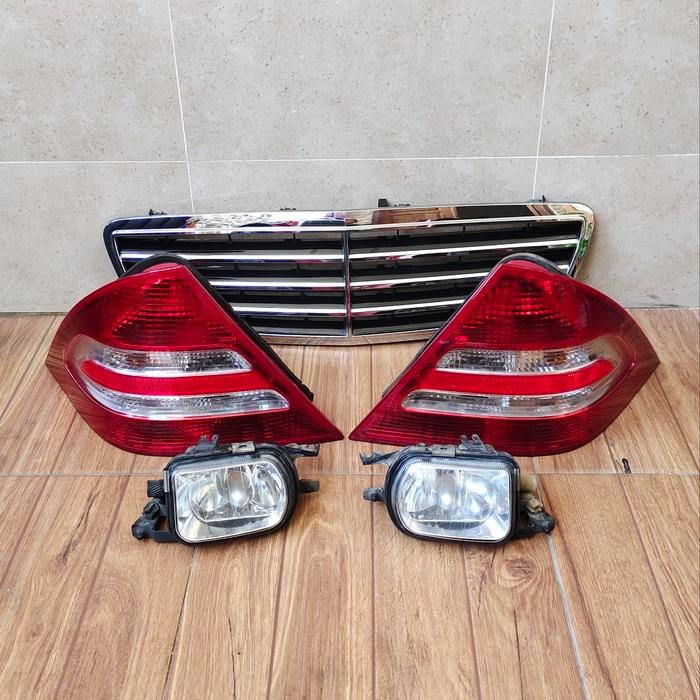 stoplamp set grill + foglamp mercy w203