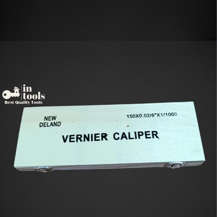 Sketmat Sigmat Jangka Sorong Manual Besi Aluminium NEW DELAND 0.02mm