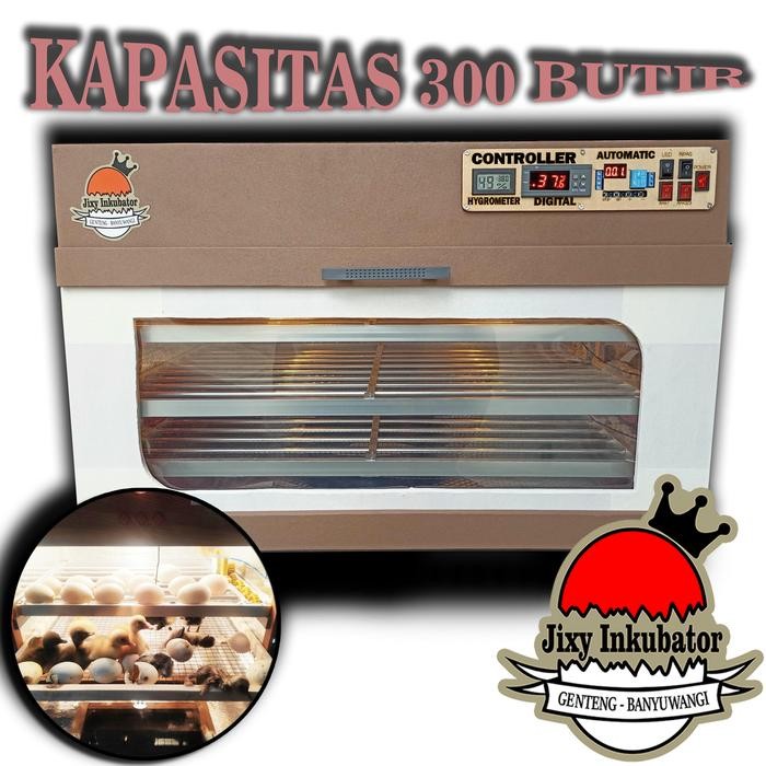 Mesin penetas telur full otomatis kapasitas 300 butir