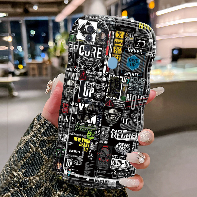 Casing Hp Untuk Samsung Galaxy A11 M11 Case Casing HP gelombang Kesing Silikon Softcase Kasing Pola 