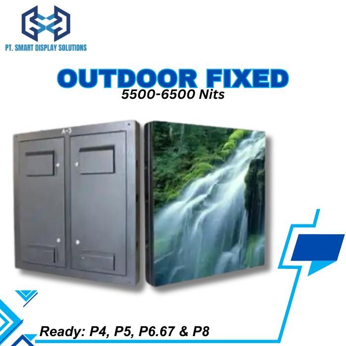 VIDEOTRON OUTDOOR P6 CABINET MODULE FIXED UNILUMIN FREE INSTAL & KIRIM