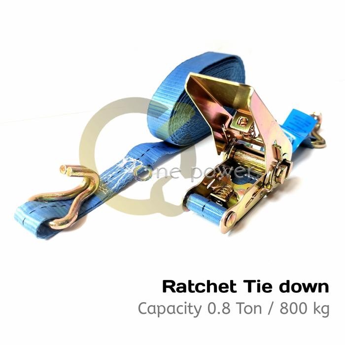 Tali pengikat barang di motor mobil track belt 2,5 cm x 5 m best