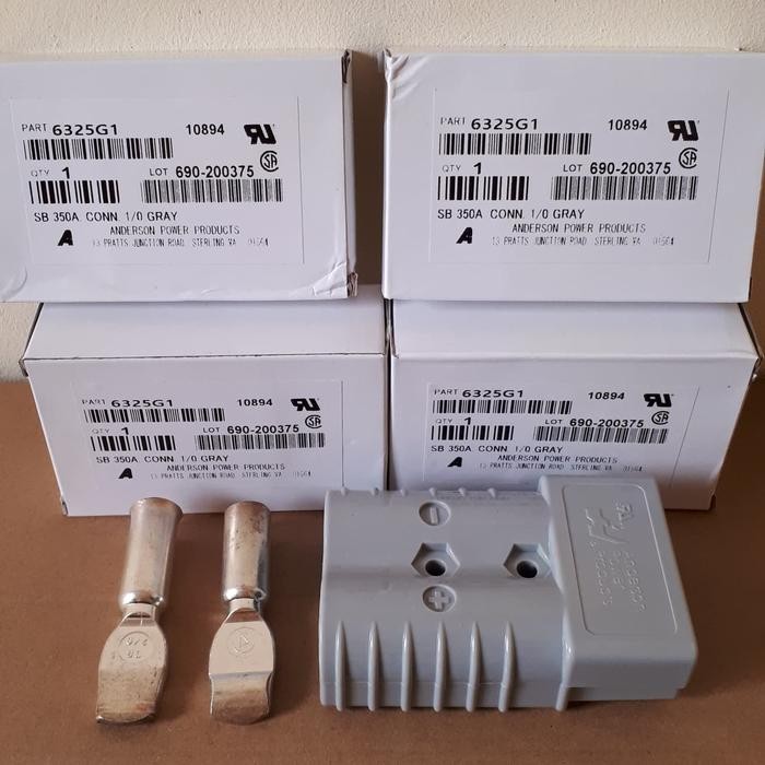 SOCKET ANDERSON SOCKET BATTERY ANDERSON 350A 600V GREY