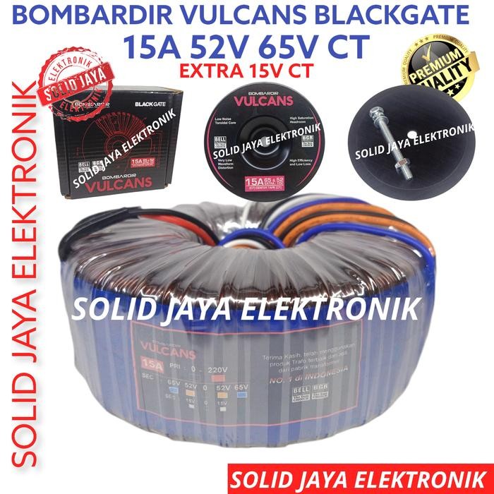 Trafo Toroid 15A 65V Vulcans Bombardir 15A Ct 65 V -Travo Donut Bell