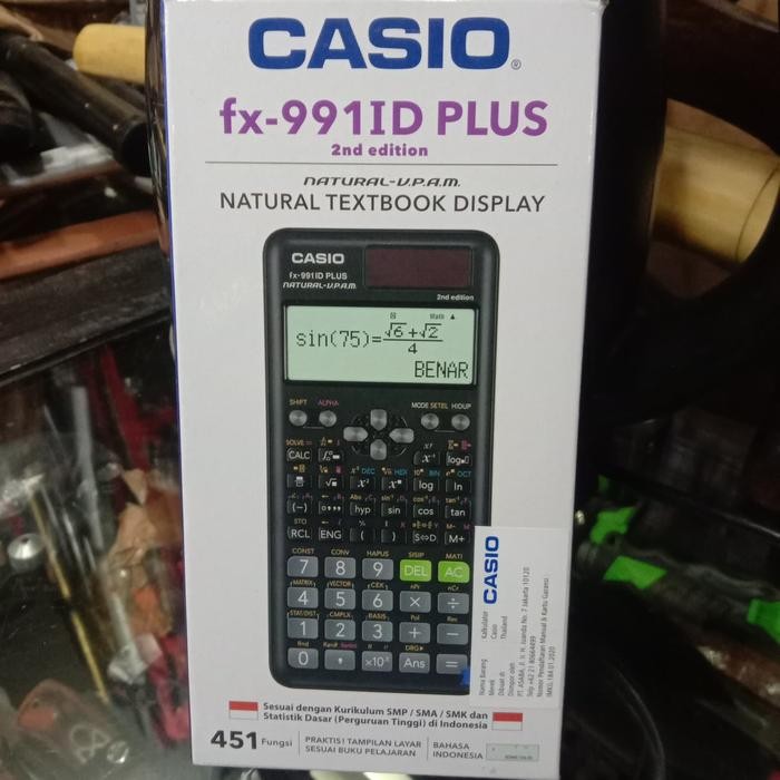

Kalkulator Casio Scientific Fx991 Id Plus