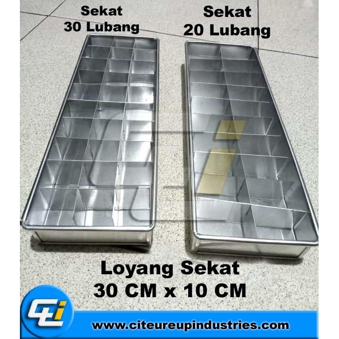 Loyang Sekat Brownies 30x10 / Loyang Brownies 30x10 / Sekat 30x10