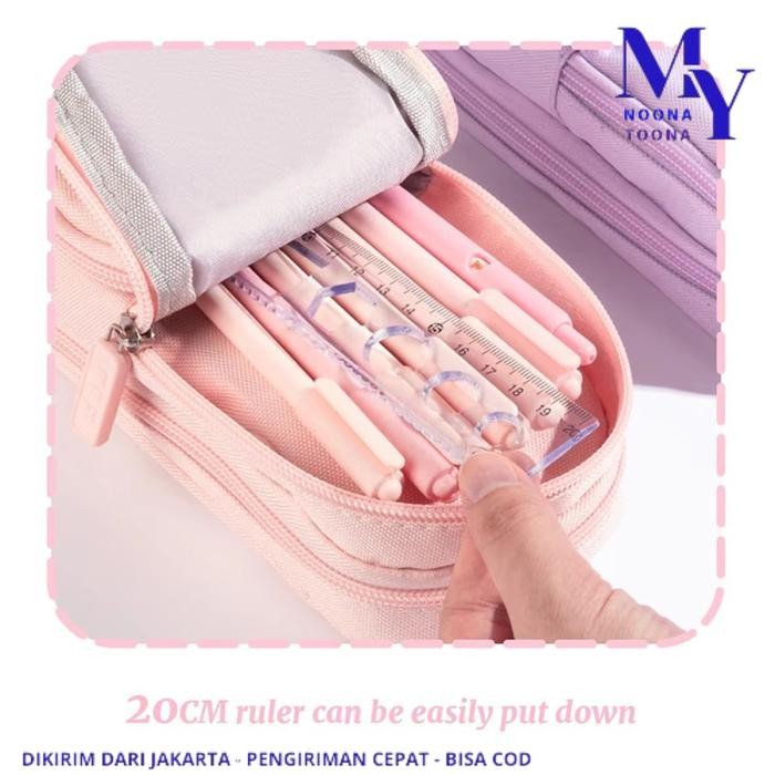 

TEMPAT PENSIL 3D 3 SEKAT RESLETING KOTAK PENSIL SEKOLAH ANAK KAPASITAS BESAR