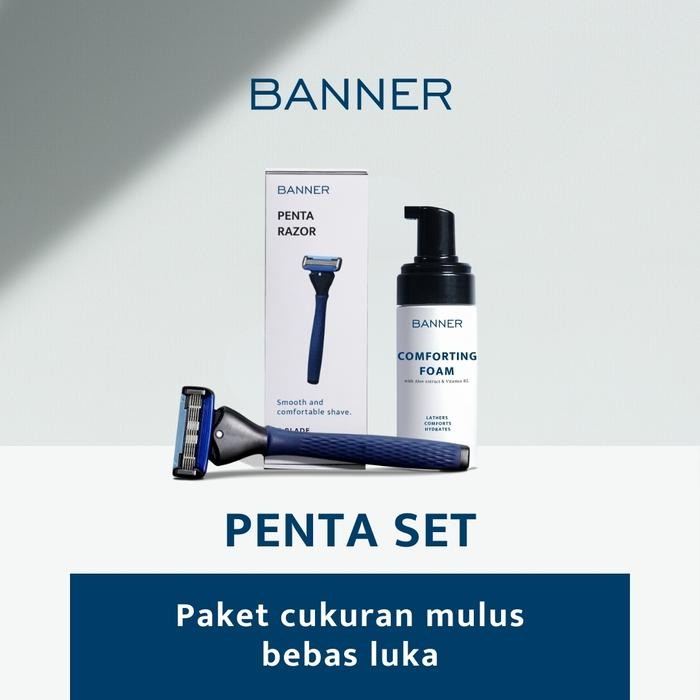

Banner Penta Set (Pisau Cukur Penta & Natural Shave Foam)