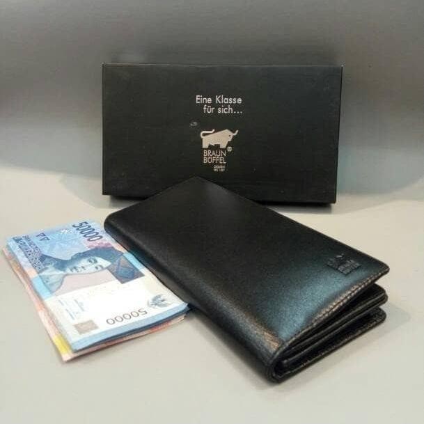 BEST SELLER Dompet Panjang Kulit Asli Pria Braun Buffel