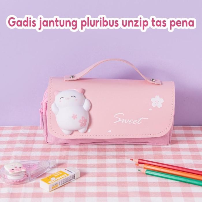 

DEKOMPRESI PENCIL CASE LUCU ANAK-ANAK PEREMPUAN SISWA SEKOLAH DASAR LEMBUT DAN BERKAPASITAS BESAR