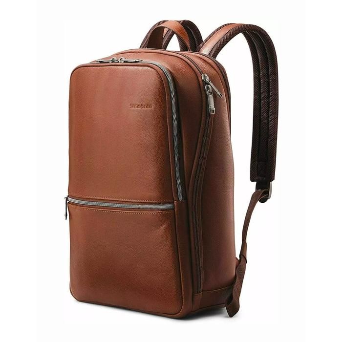 BEST SELLER Samsonite Leather Slim Laptop Backpack
