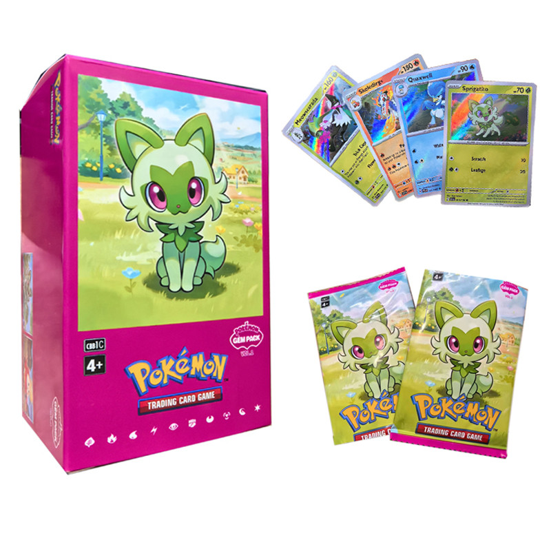 Gem Pack Not Original Vol.1 Pokemon Cards English Version Trading Ptcg Bag Box No Cbb1C Pika u Card