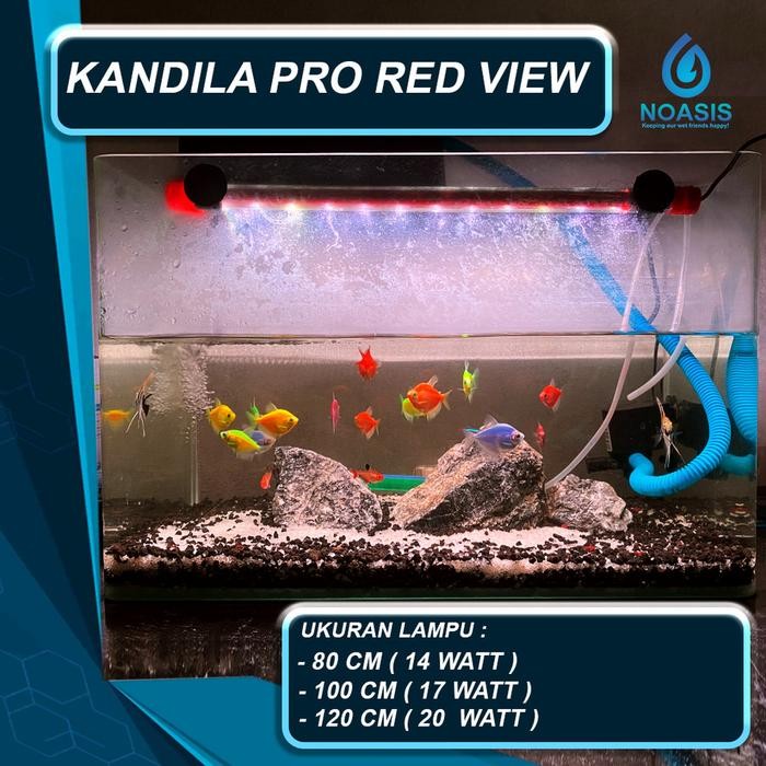 KANDILA Lampu Led Celup T4 KANDILA Pro Red View Eco UVA UVB 80 100 Cm