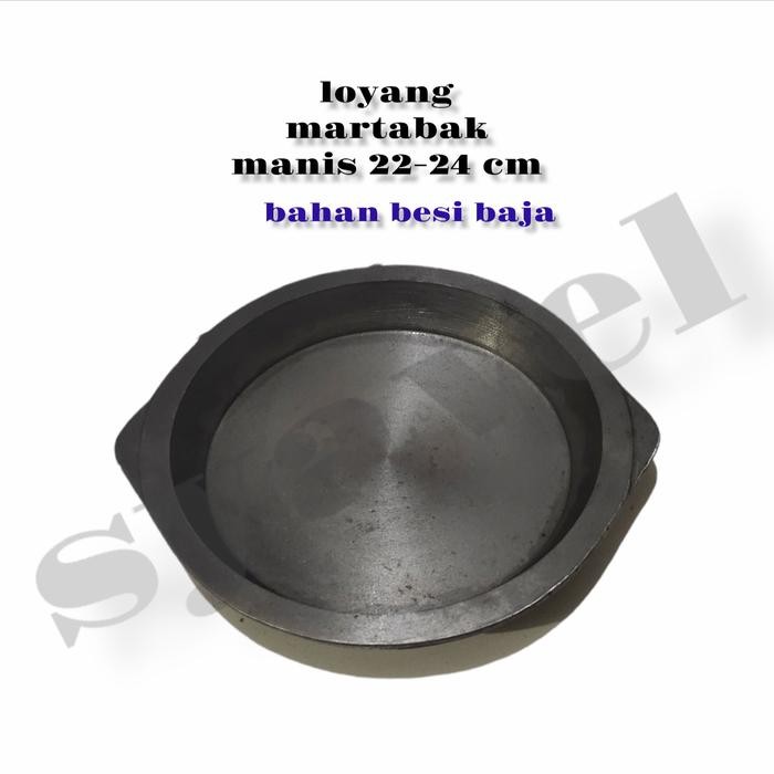 loyang martabak manis/bangka 24cm besi cor
