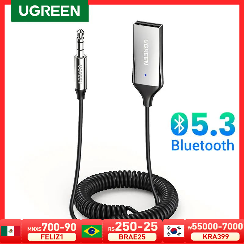 UGREEN Bluetooth Audio Receiver Car Adapter USB Wireless Car USB to