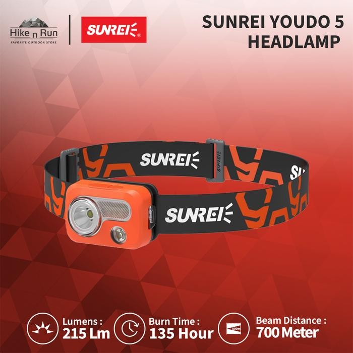 (Expert) Sunrei Headlamp YOUDO 5 Orange