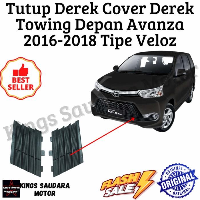PREMIUM Tutup Derek Cover Derek Towing Depan Avanza 2016-2018 Tipe Veloz