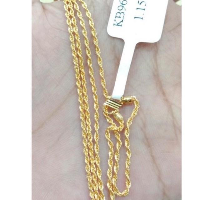 PREMIUM Kalung tambang kadar 700/16 k dewasa