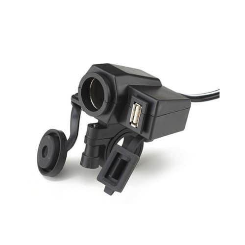 PREMIUM Charger HP GPS Motor Gojek biker Ciggarete waterproof USB 12V 2.1A