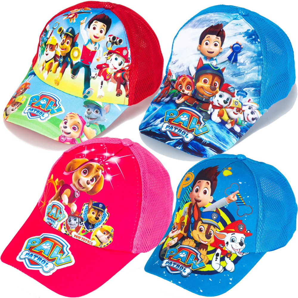 Paw Patrol Cartoon Pikachu Character Outdoor Sports Kids Hat Cute Comfortable Baseball Caps