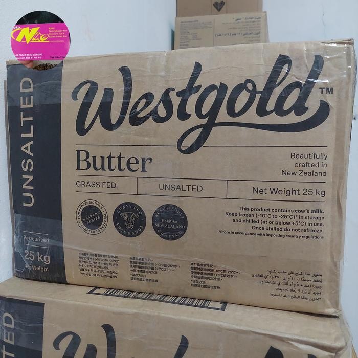 

butter westgold unsalted 1kg TIMBANGAN khusus gojek dan grab